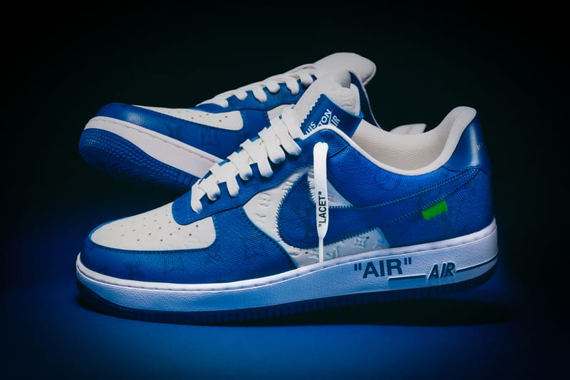 Off white air force hot sale 1 blue for sale