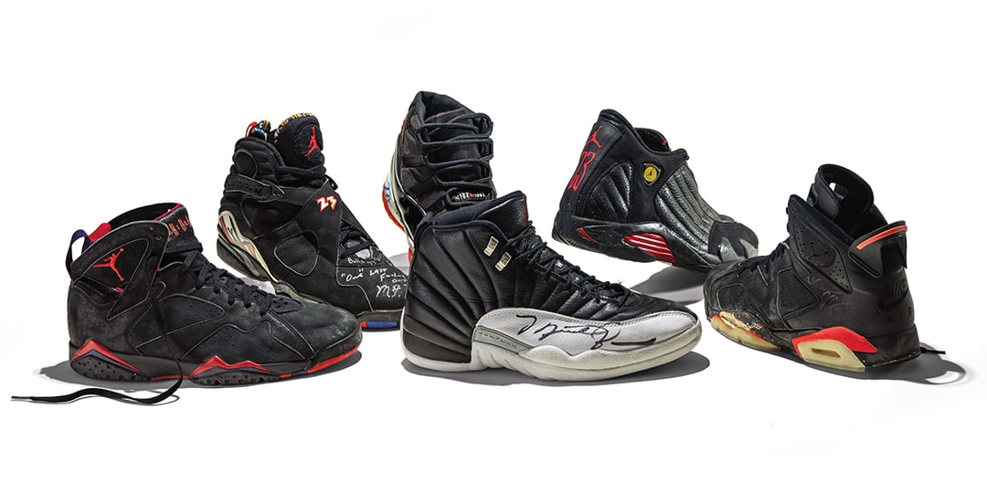 Шесть кроссовок Майкла Джордана, посвященных чемпионату НБА, впервые будут выставлены напоказ