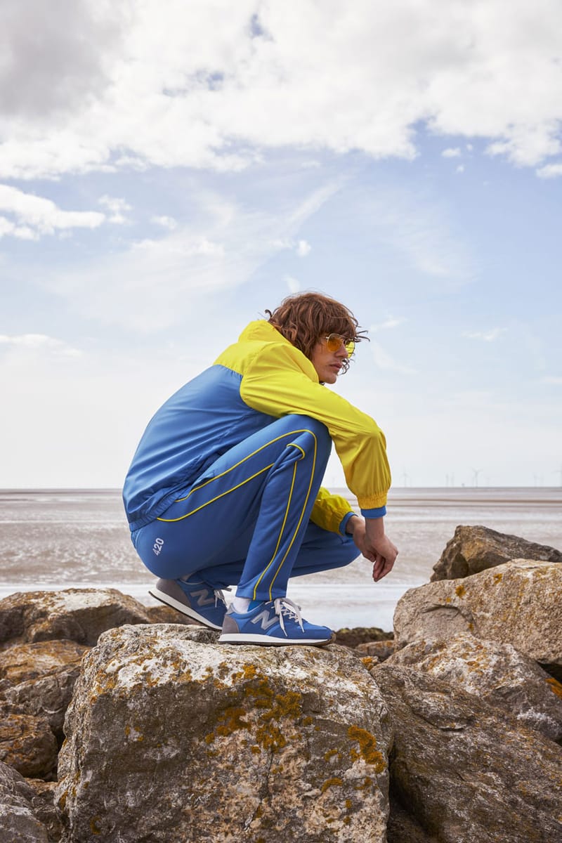 New balance shop yellow tracksuit