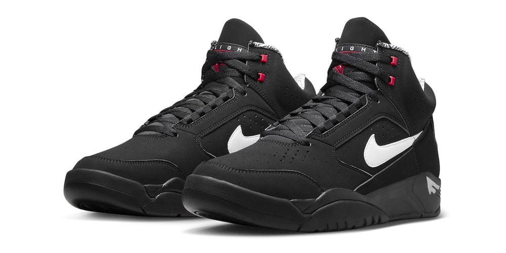 Nike Air Flight Lite Mid получил цвет «черный/белый/красный»