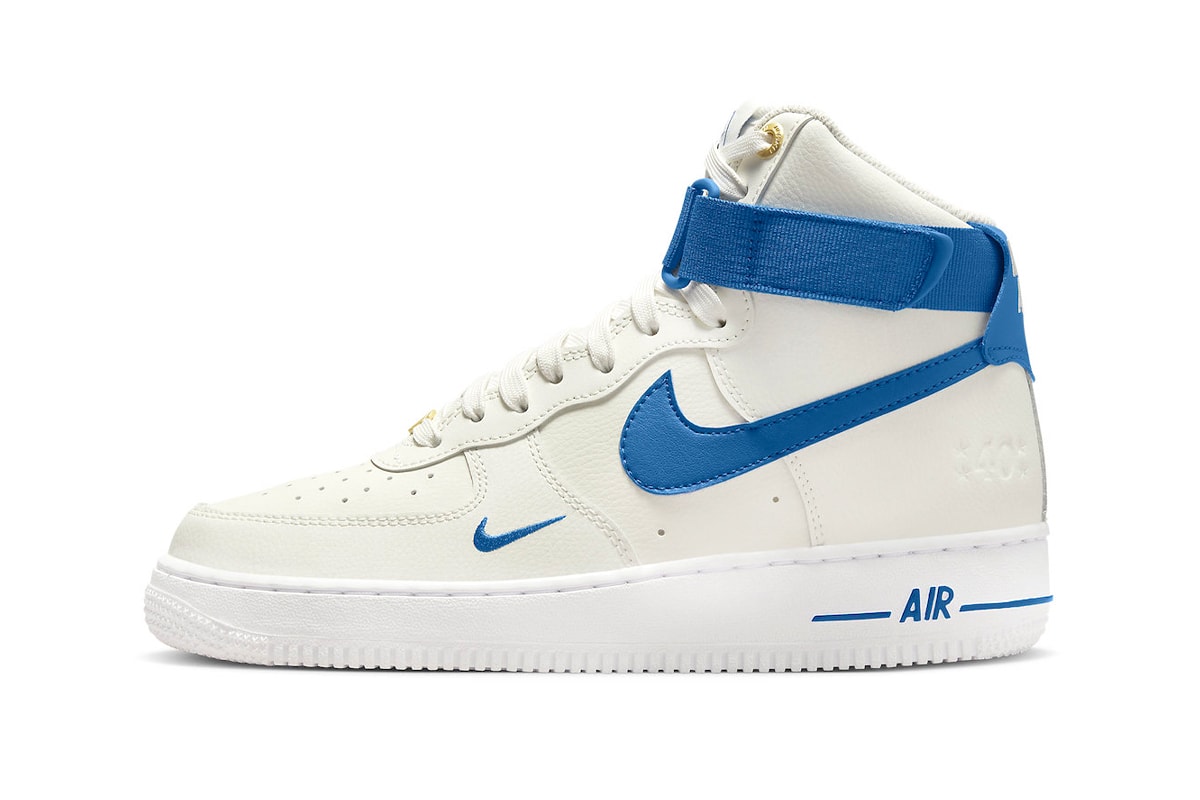 Nike Air Force 1 High Arrives in a White and Blue Iteration | Hypebeast
