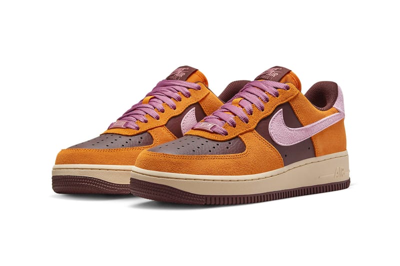 Purple and orange air force ones hotsell