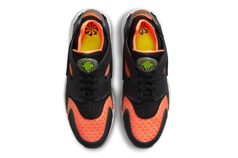 Huarache noir et outlet orange