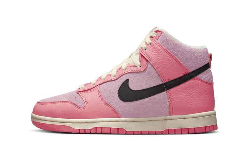 Pink high shop top nike dunks