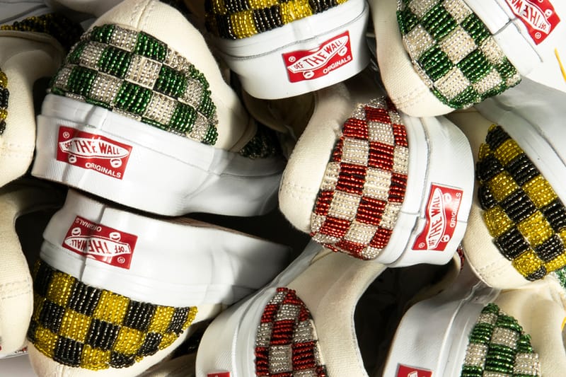 Vans on sale checkered custom