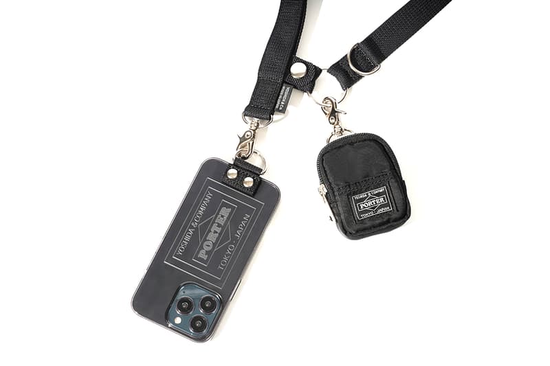 PORTER iPhone Shoulder Strap Case Release Hypebeast