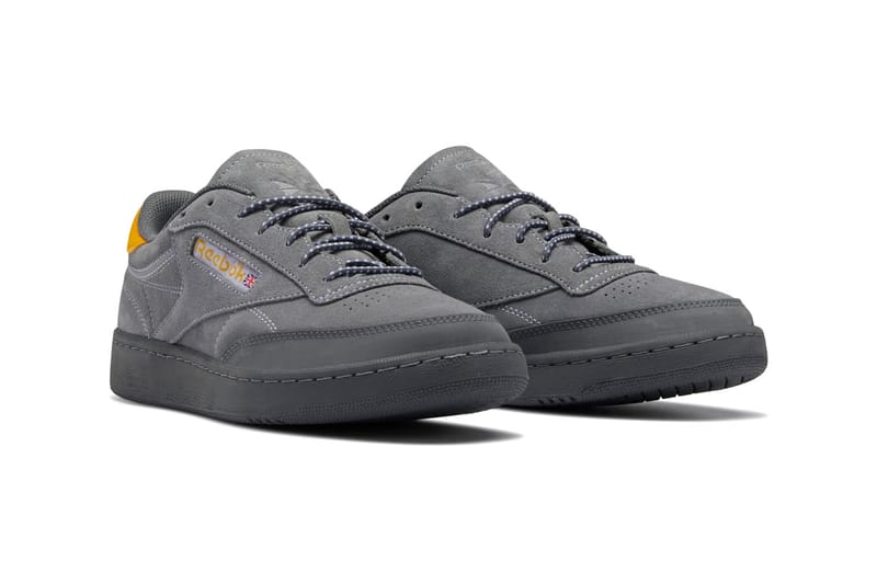 Grey reebok 2024 club c