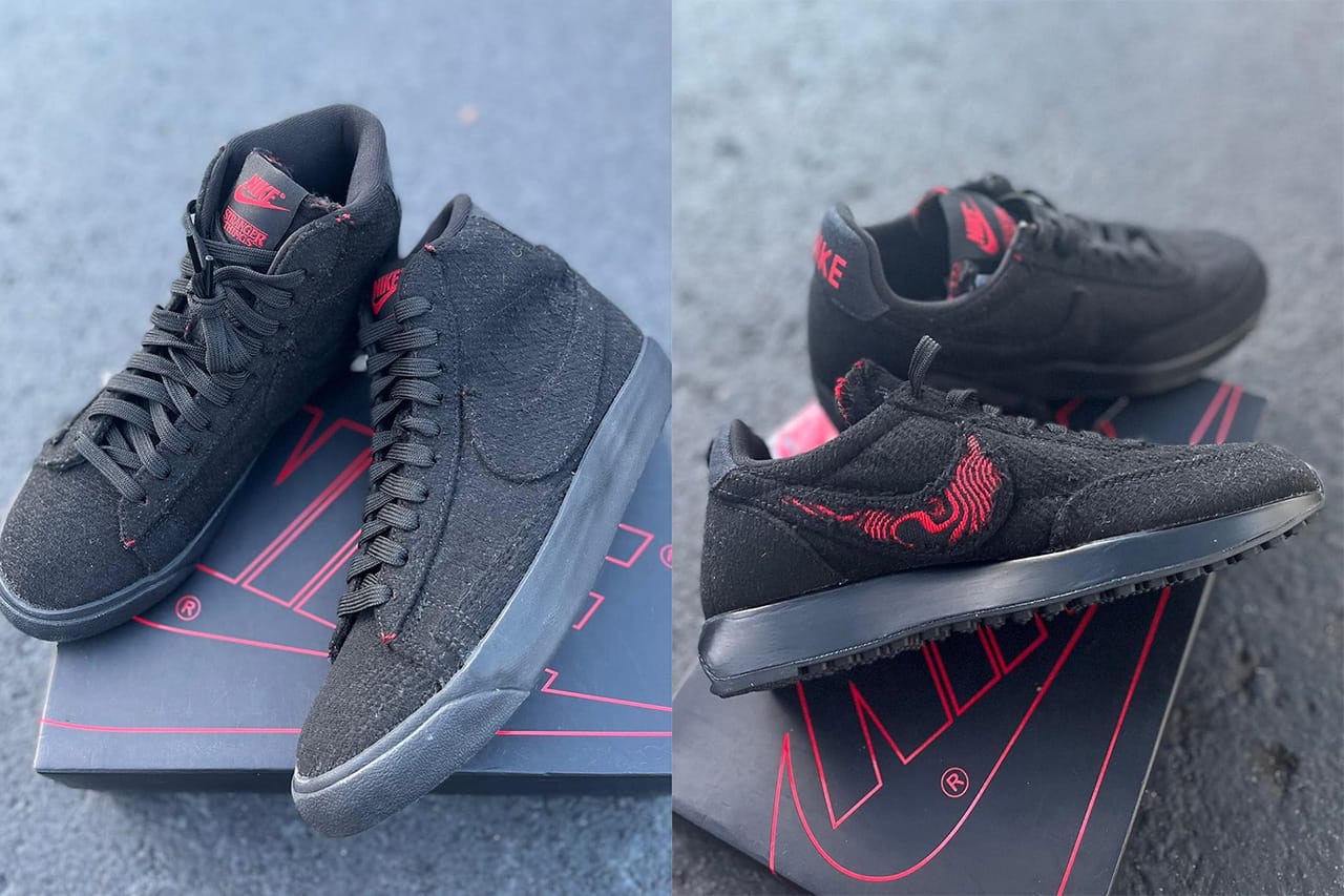Stranger Things Nike Blazer Mid Tailwind Cast and Crew