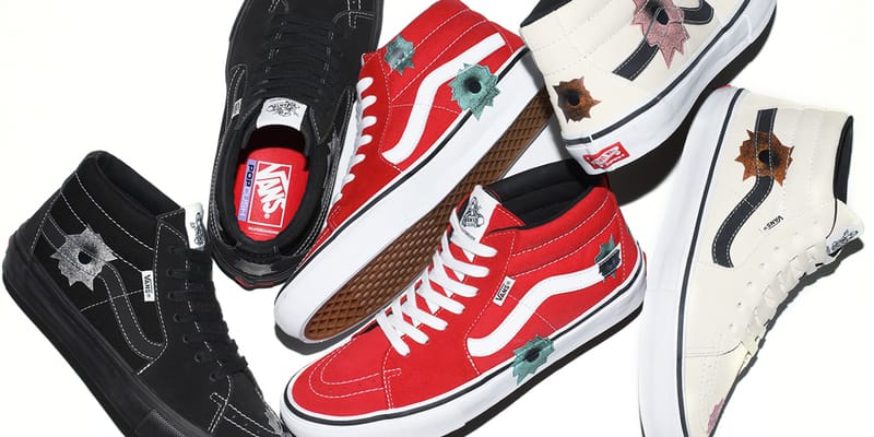 Supreme x Vans Skate Grosso Mid Nate Lowman Summer 2022 