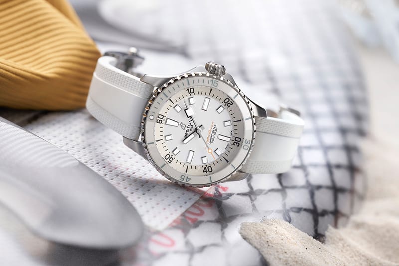BREITLING Superocean 時計とキャップセット