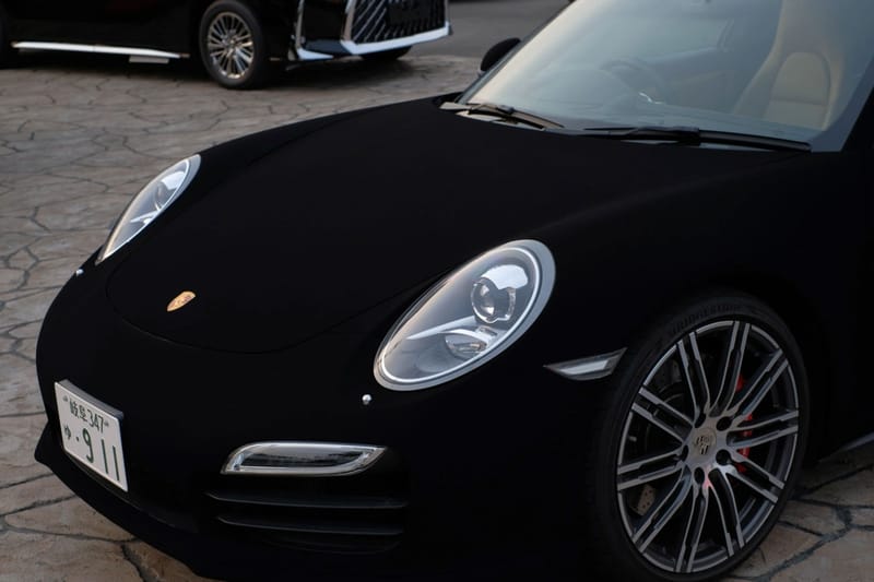 Pit One Covers a Porsche 911 in the World s Blackest Paint Hypebeast