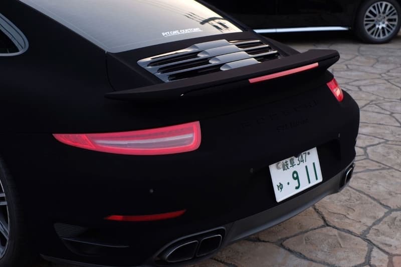 Pit One Covers a Porsche 911 in the World's Blackest Paint Hypebeast