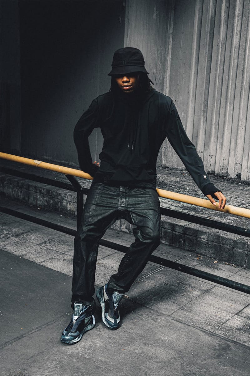 11 By Boris Bidjan Saberi faded long-sleeved cotton hoodie