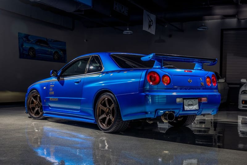 2001 Nissan Skyline R34 V-Spec II Driven by Paul Walker Up for