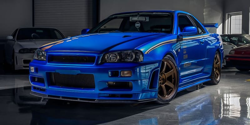 2001 Nissan Skyline R34 V Spec II Driven by Paul Walker Up for