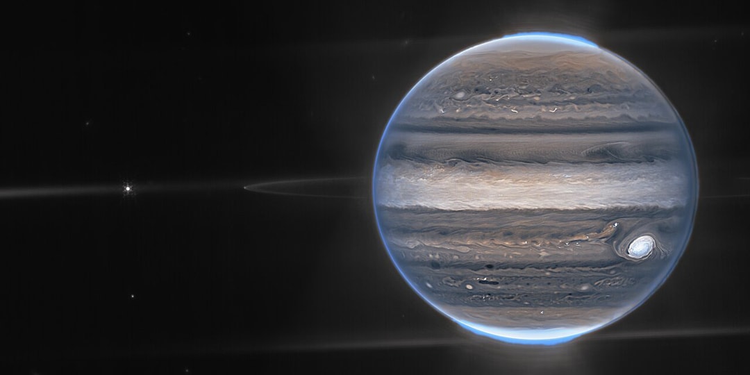 НАСА поделилось потрясающим изображением Юпитера, полученным космическим телескопом Уэбба