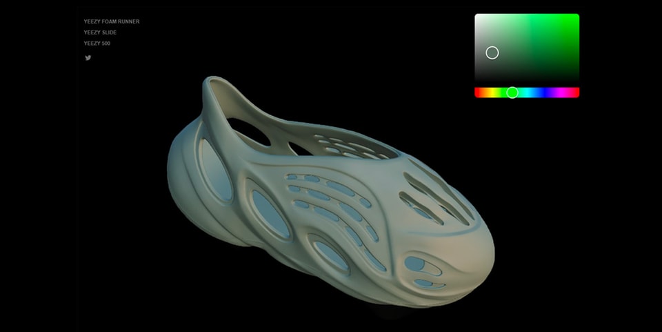 YEEZY Fan Launches Foam Runner, SLIDE, 500 Customization Page | HYPEBEAST