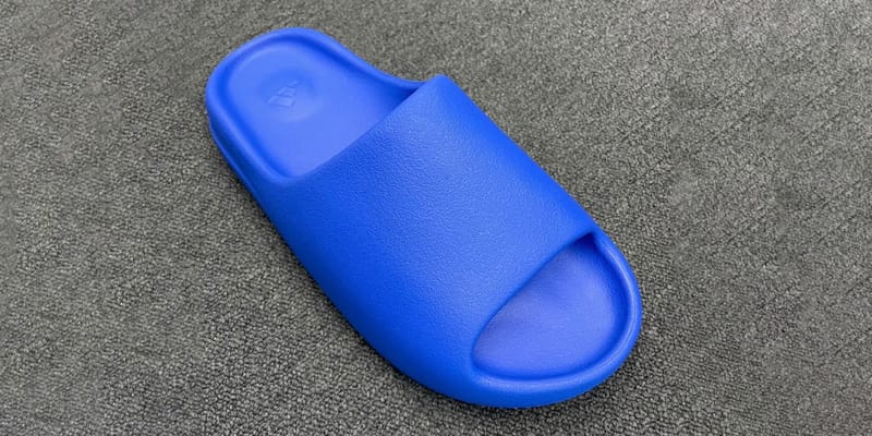 adidas YEEZY Slide Azure Blue Release Info Hypebeast