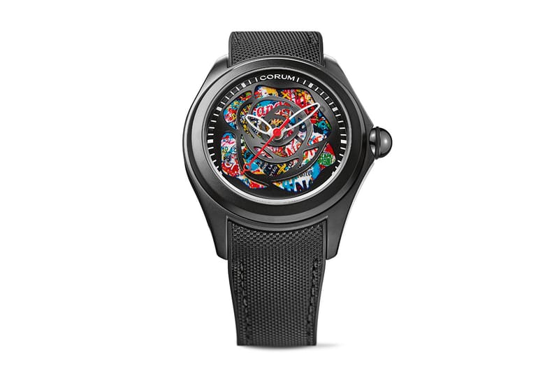 Aiiroh x Corum Bubble Reimagines Street Artist s Black Serie Rose