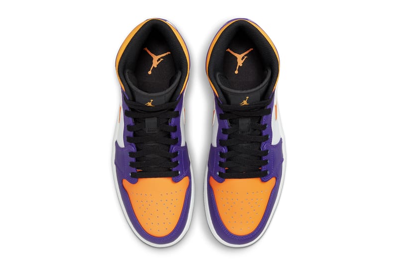 Jordans 2024 lakers colors