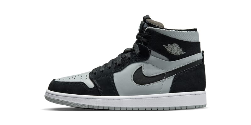 Jordan 1 best sale zwart grijs