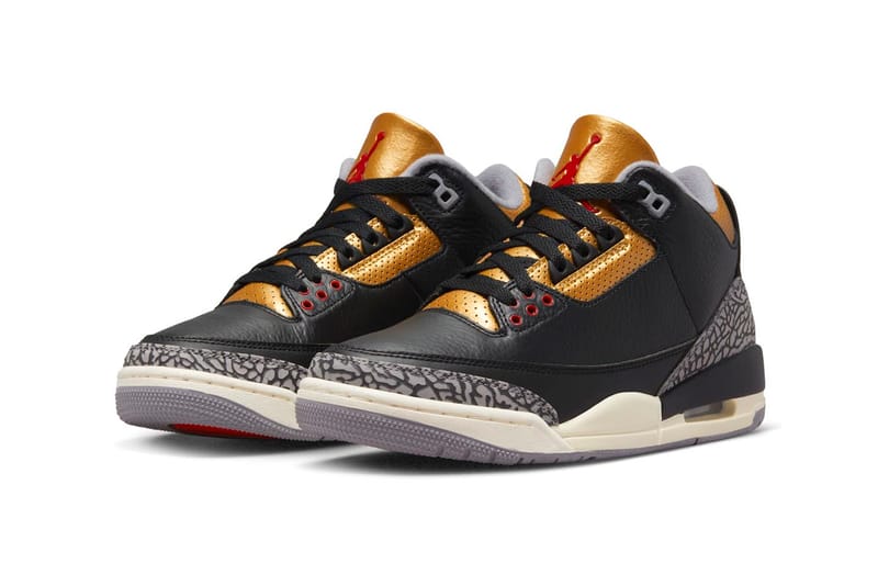 Grey and hot sale gold jordans