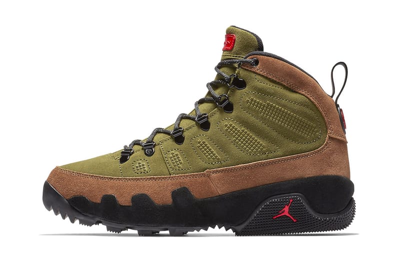 Olive green jordan 9 2024 boots