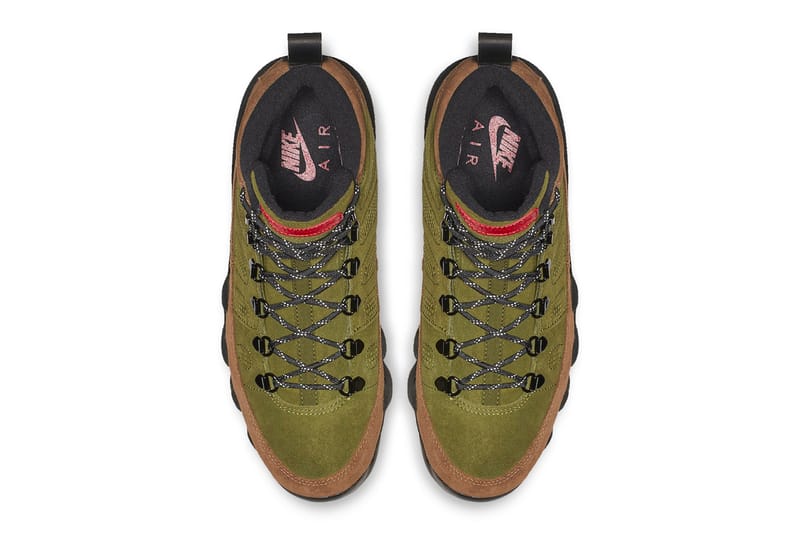 Jordan 9 hotsell boots military brown