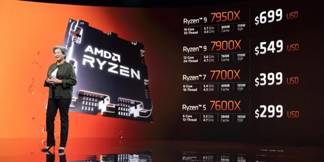 Новые процессоры AMD серии Ryzen 7000 с архитектурой Zen 4 поступят в продажу в сентябре