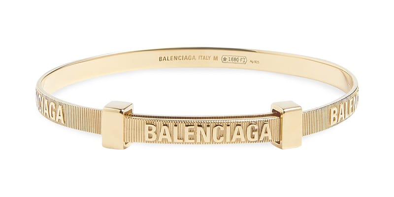 Balenciaga Drops 925 Sterling Silver Zip Tie Bracelet | Hypebeast