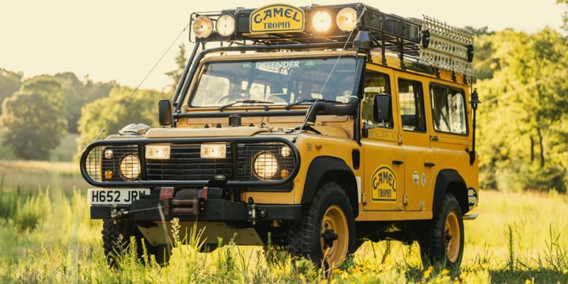 An Ex-camel Trophy 1991 Land Rover Defender 110 Is up for