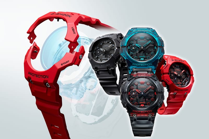 Casio G SHOCK Drops Integrated Strap And Bezel GA B001 Hypebeast