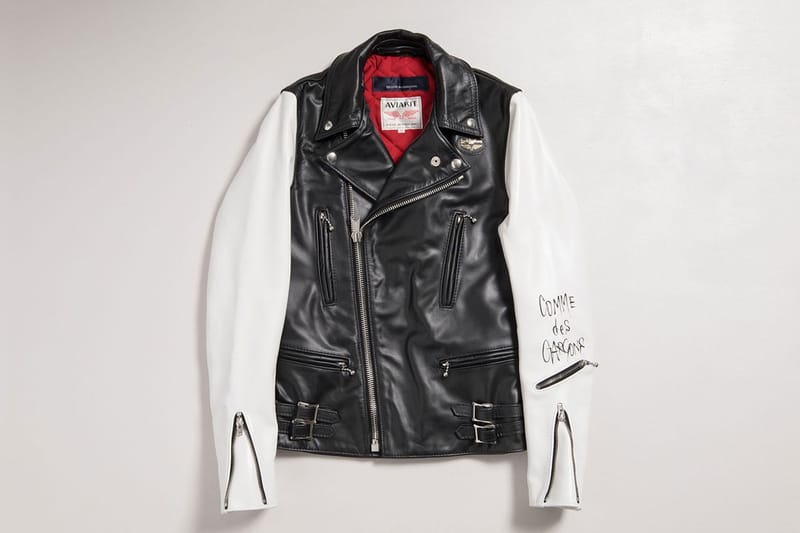 COMME des GARÇONS x Lewis Leathers AVIAKIT Leather Jacket | Hypebeast