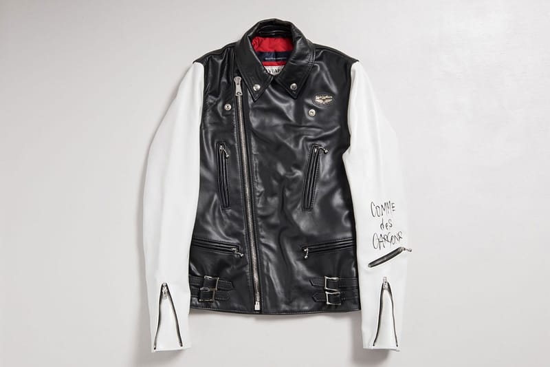 COMME des GAR ONS x Lewis Leathers AVIAKIT Leather Jacket Hypebeast