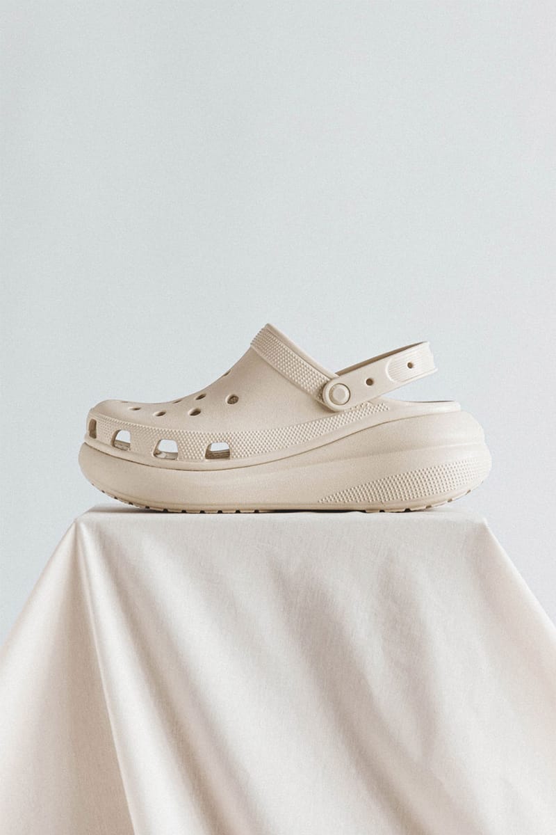 Crocs Classic Crush Clogs Marbled Sandals HBX Release