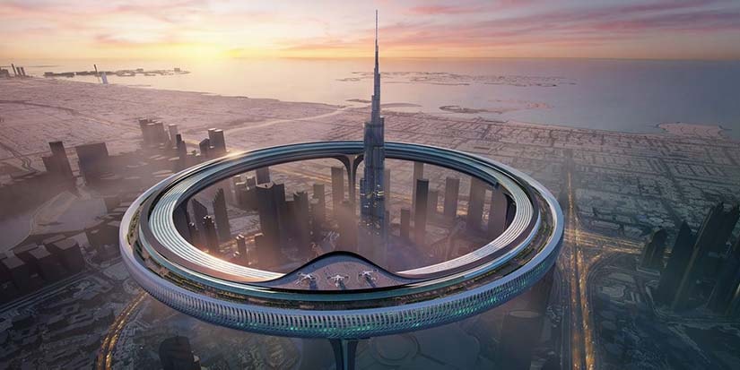Архитекторы Дубая концептуализируют новую структуру вокруг Бурдж-Халифа