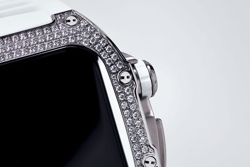 Real diamond apple hot sale watch case