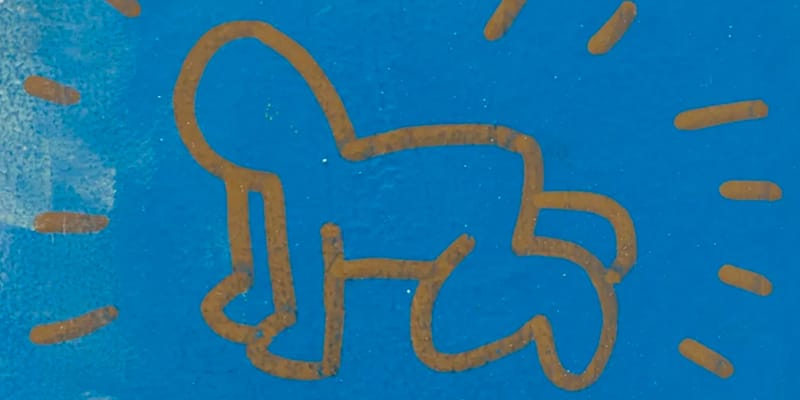 Keith Haring GraceHouse 限定「Radiant Baby」 Keith Haring 'Radiant Baby' Grace House Mural Bonhams