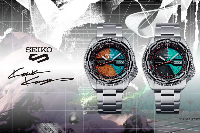 Kosuke Kawamura x Seiko 5 Sports Watches Are a Historical Mash up