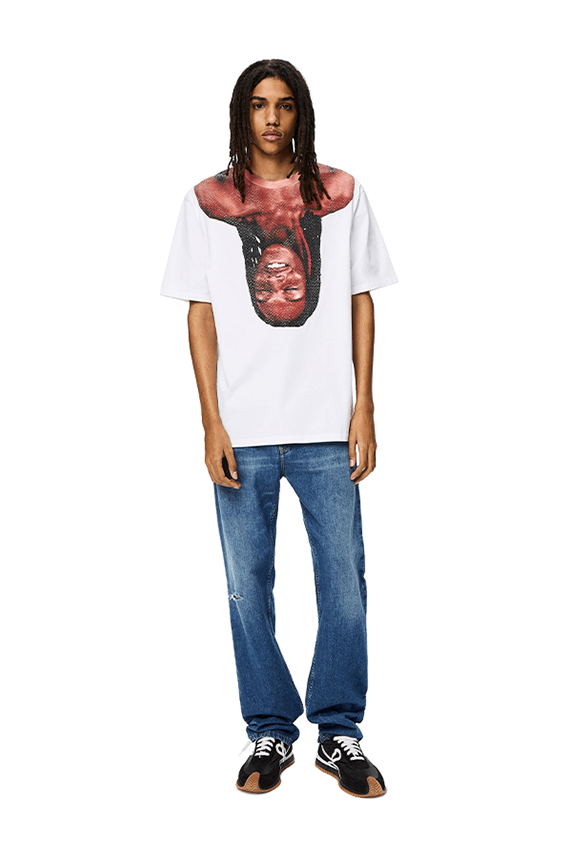 LOEWE グラデーション シャツ Loewe Crystal Face T-Shirts Release Info | Hypebeast