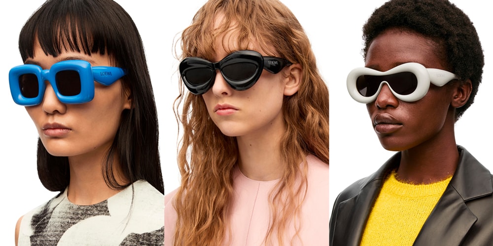 Завышенные солнцезащитные очки LOEWE осень 2022 года вам зарастут