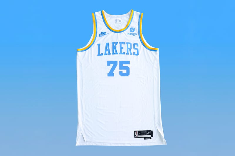 Los angeles blue basketball hot sale jersey