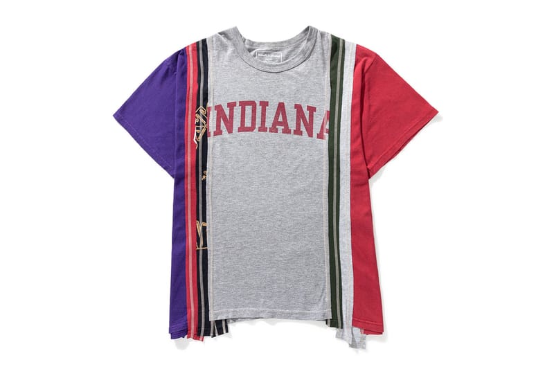NEEDLES Upcycled College Tees FW22 HBX Release | Hypebeast