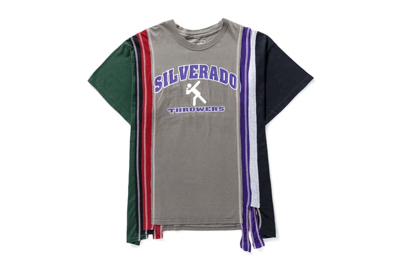 NEEDLES Upcycled College Tees FW22 HBX Release | Hypebeast