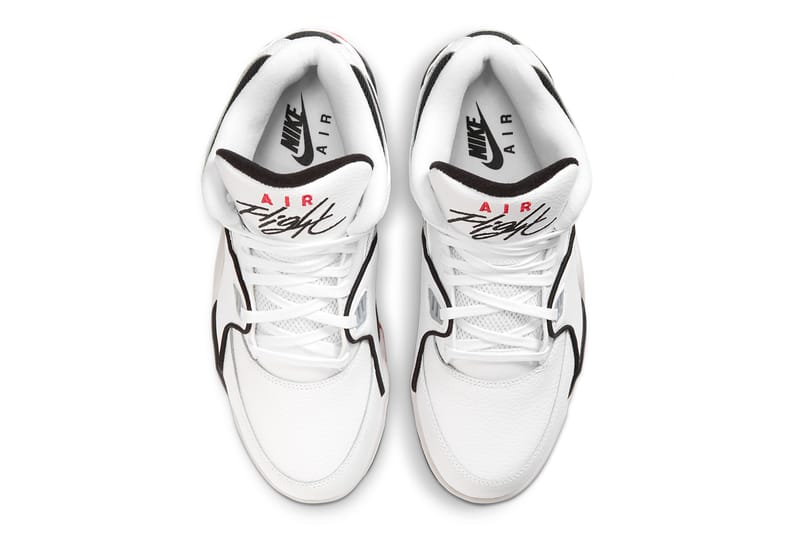 Nike air flight sale 89 white black