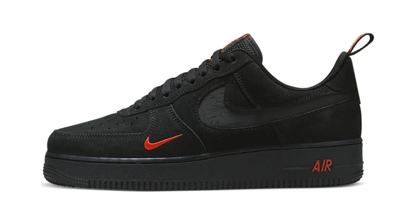 Black and orange nike air 2024 force 1