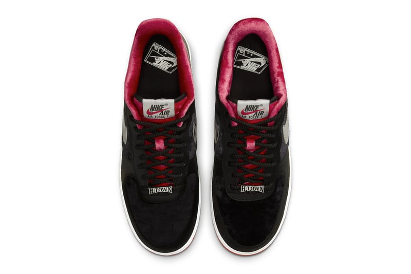 Nike air force red on sale velvet