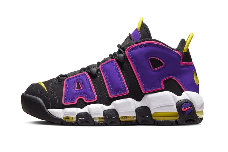 Nike air more shop uptempo pink and black