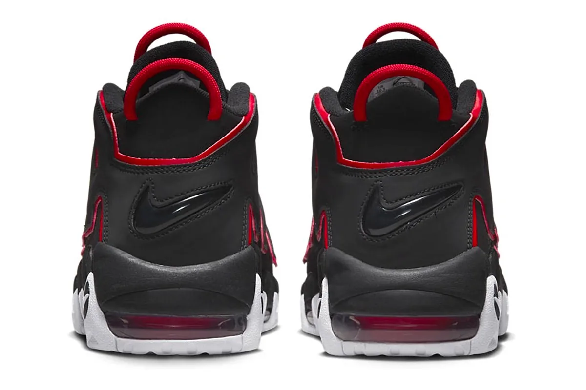 Air more uptempo outlet black and red