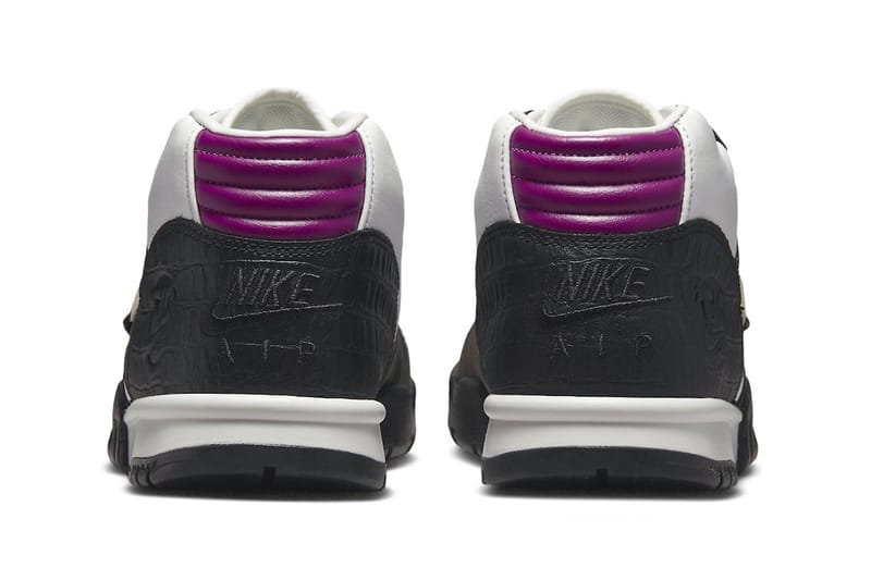 Nike air trainer white hotsell black purple